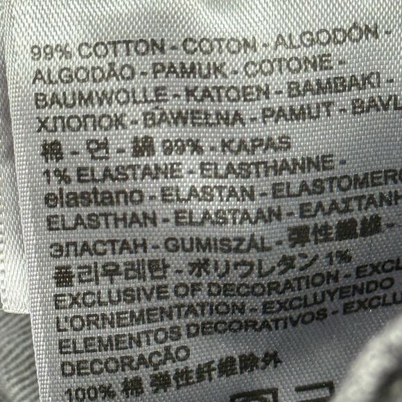 Levis Plaid Jeans Mens 34x30 Black Gray Denim 510 Deathcap Skinny Skater Punk - Picture 4 of 8